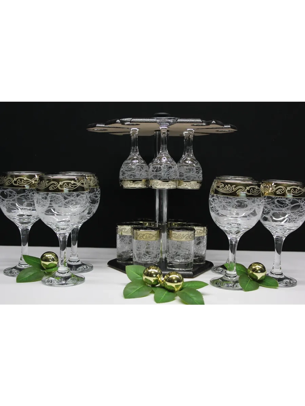 Барный набор 18 предметный с фужером