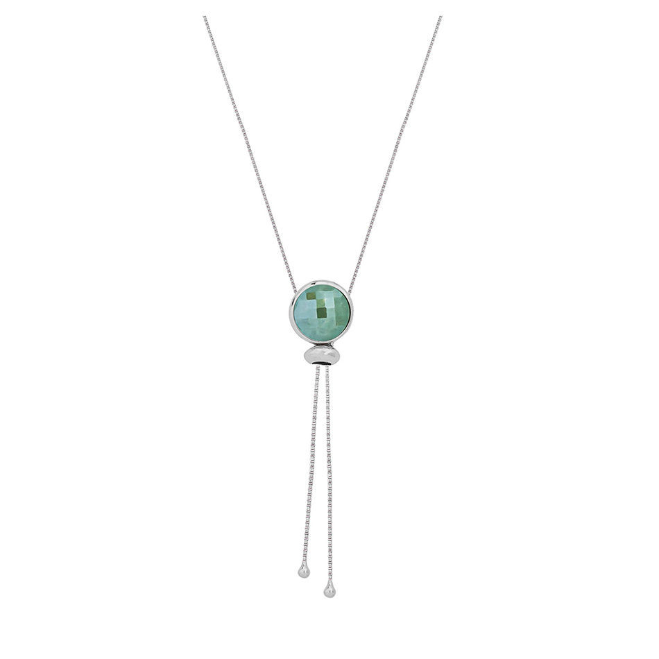 Колье Possebon Pearl Green Quartz B1653.16 G/S