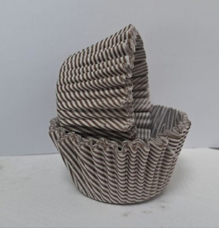 Форма бумажная "Коричневая полоска", 5 х 3,5 см, 1 шт (~20 шт)