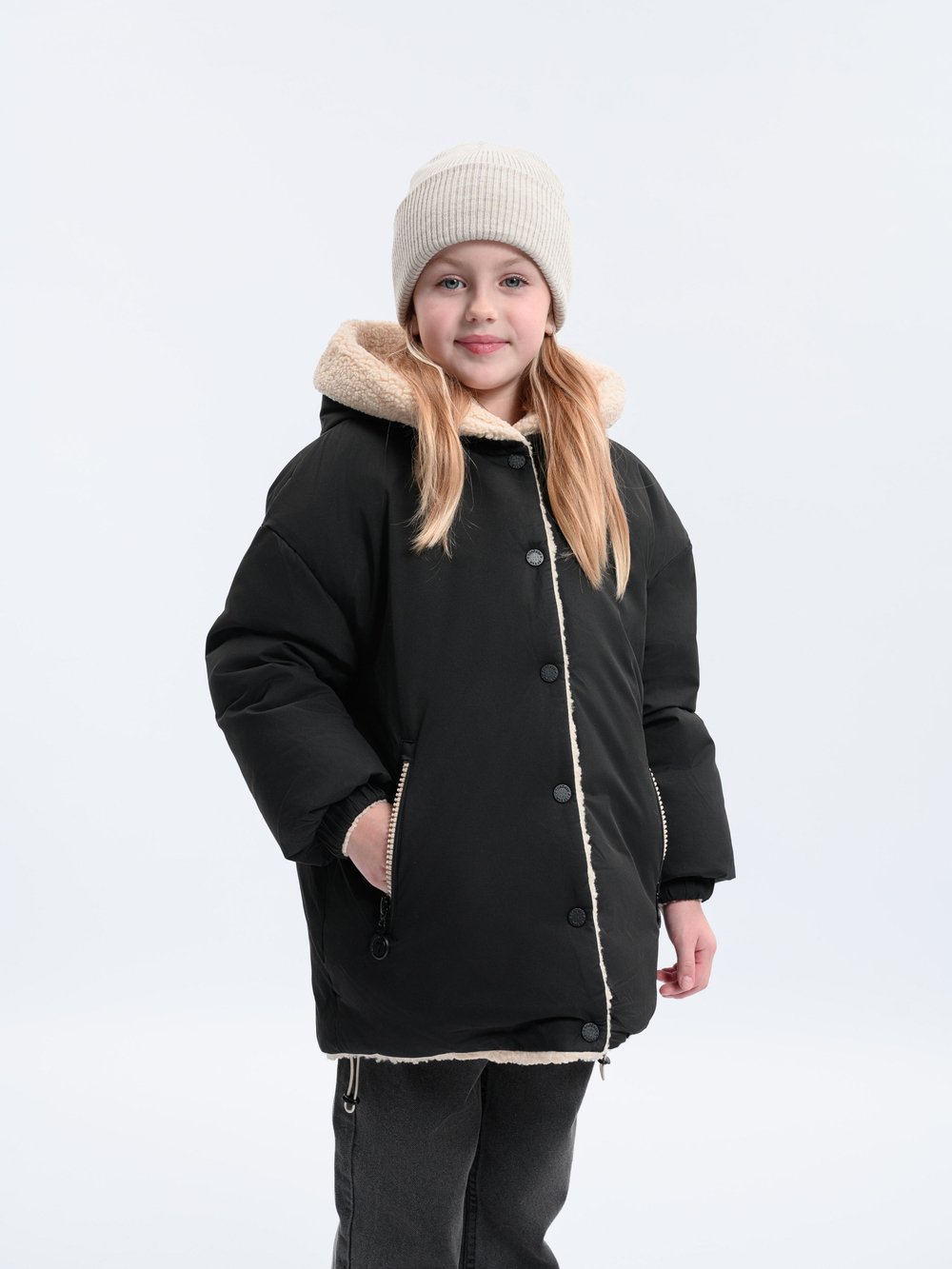 Куртка Еврозима двухсторонняя Тедди