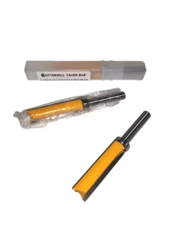 Фреза по дереву кромочная прямая с верхним подшипником 14х51 мм хвостовик 8 мм