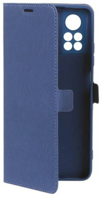 Чехол с флипом для Poco X4 Pro (5G) DF blue