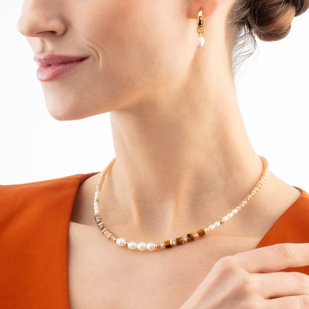Колье Coeur de Lion Brown-Beige 1135/10-1110
