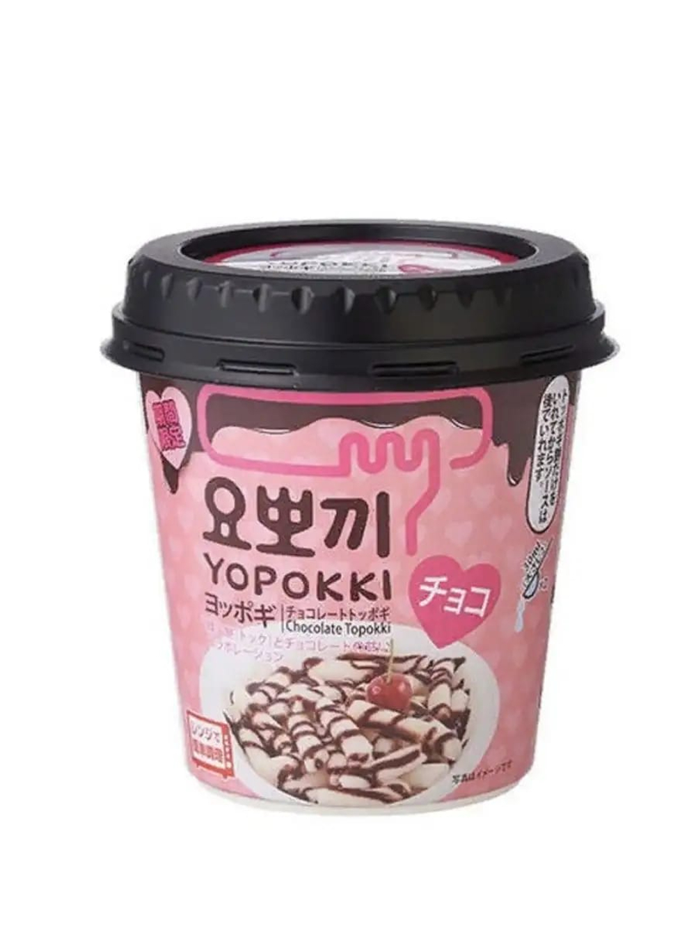 Токпокки (рисовые клецки) Yopokki с шоколадным соусом, 120 гр