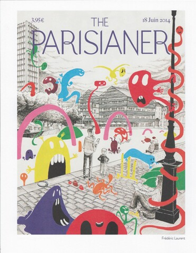 Постер журнала The Parisianer 18-06-2014, двойной