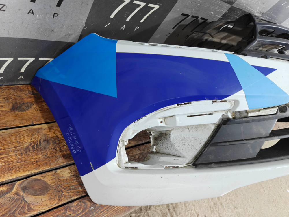 Бампер передний + Решетка радиатора LADA Granta 18-нв Б/У Оригинал 8450103785