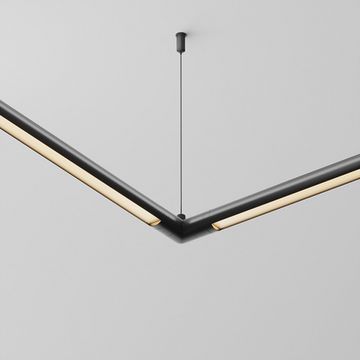 Угловой коннектор для системы Shelf без ввода питания CA014CL-B черный Accessories for system Shelf Maytoni