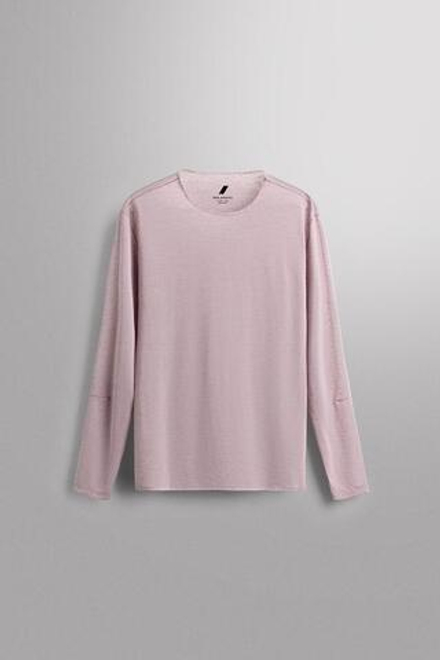 ZARA ЛЕГКАЯ ФУТБОЛКА ДЛЯ БЕГА ИЗ РЕЛЬЕФНОЙ ТКАНИ, ФИОЛЕТОВЫЙ