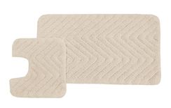 Vittorio (беж) Набор ков. для ванной комнаты 60х100 и 50х50см