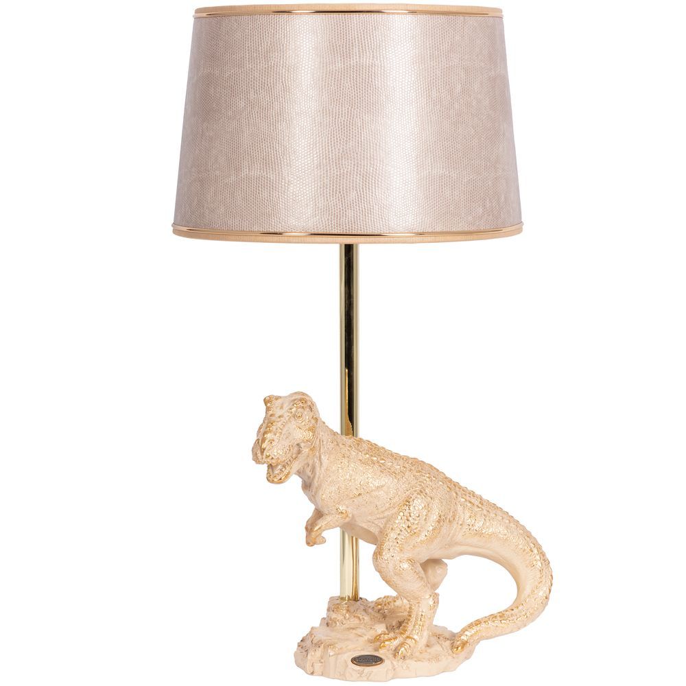 Настольный светильник Динозавр Тирекс Айвори