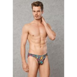 Мужские трусы слипы с принтом DOREANSE 1217