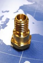 142.0007 Держатель / Вставка / Свеча, предназначен для установки контактного наконечника М6, в ручных и автоматизированных сварочных горелках полуавтоматической сварки MIG/MAG серии МВ26 (MB-26);