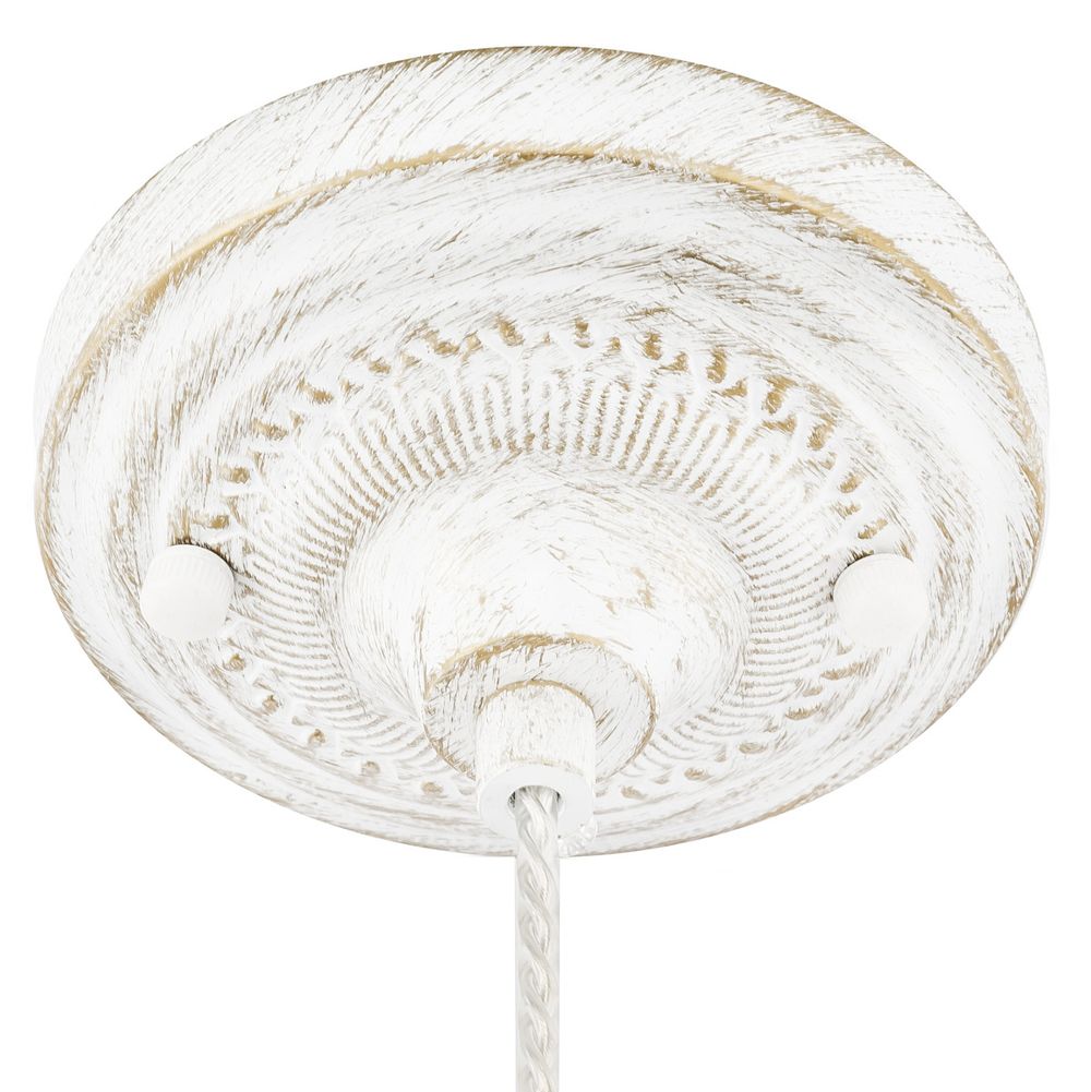 Citilux Вена CL402023 Подвесной светильник патина с кремовым абажуром