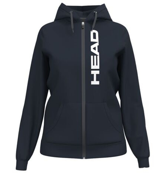 Женская Кофта теннисная Head Club Original Hoodie FZ - небесный