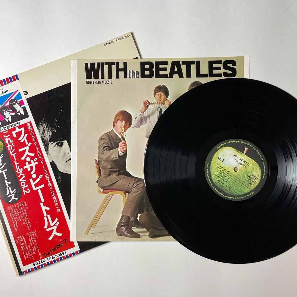 Винтажная виниловая пластинка LP With The Beatles (Japan 1976) (Obi) Not A Second Time