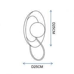 Бра Imperiumloft MARGOTT Orange margott-wall01