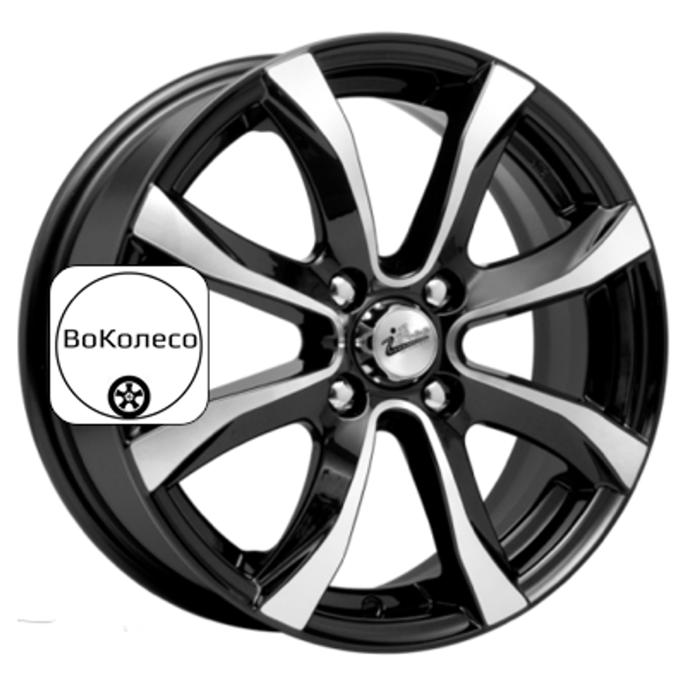 6x15/4x100 ET50 D60,1 Дайс (КС696) Блэк Джек iFree