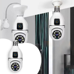 Wi-fi Smart камера в патрон E-27 с 2-мя объективами RoHS SQ002