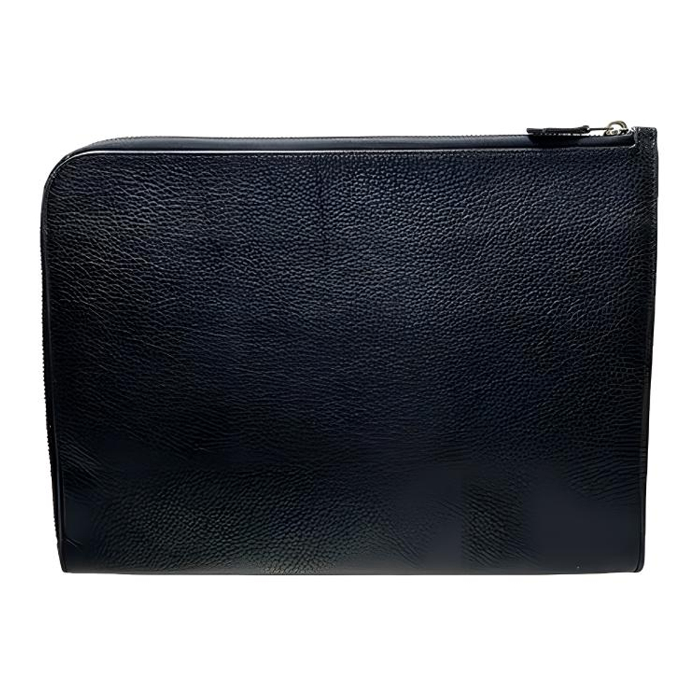 COACH Leather Clutch Briefcase Large Men"s Black