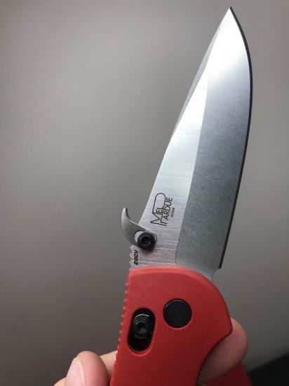 Сьемный титановый вейв для складных ножей (Сатин)