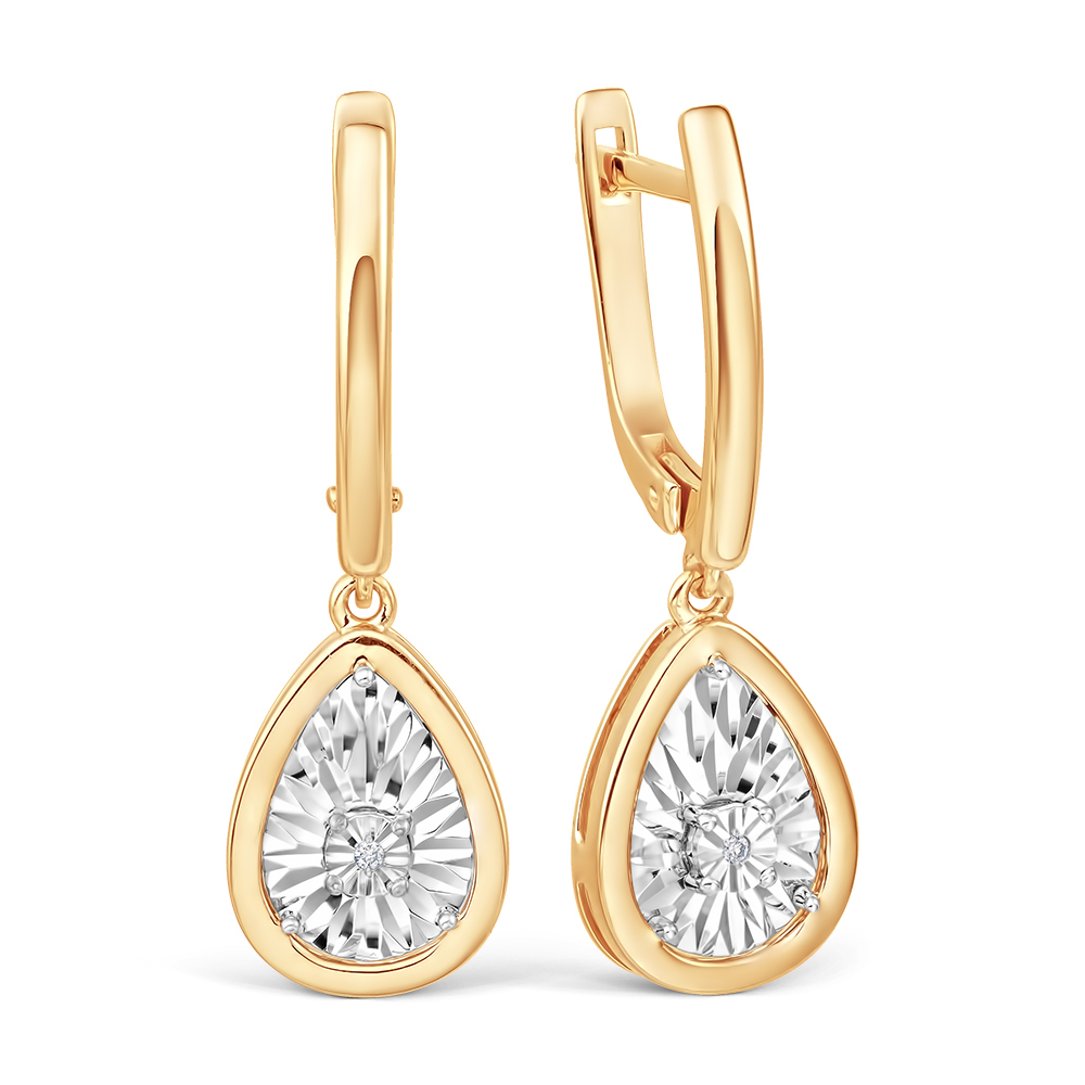 Серьги из золота 585 пробы