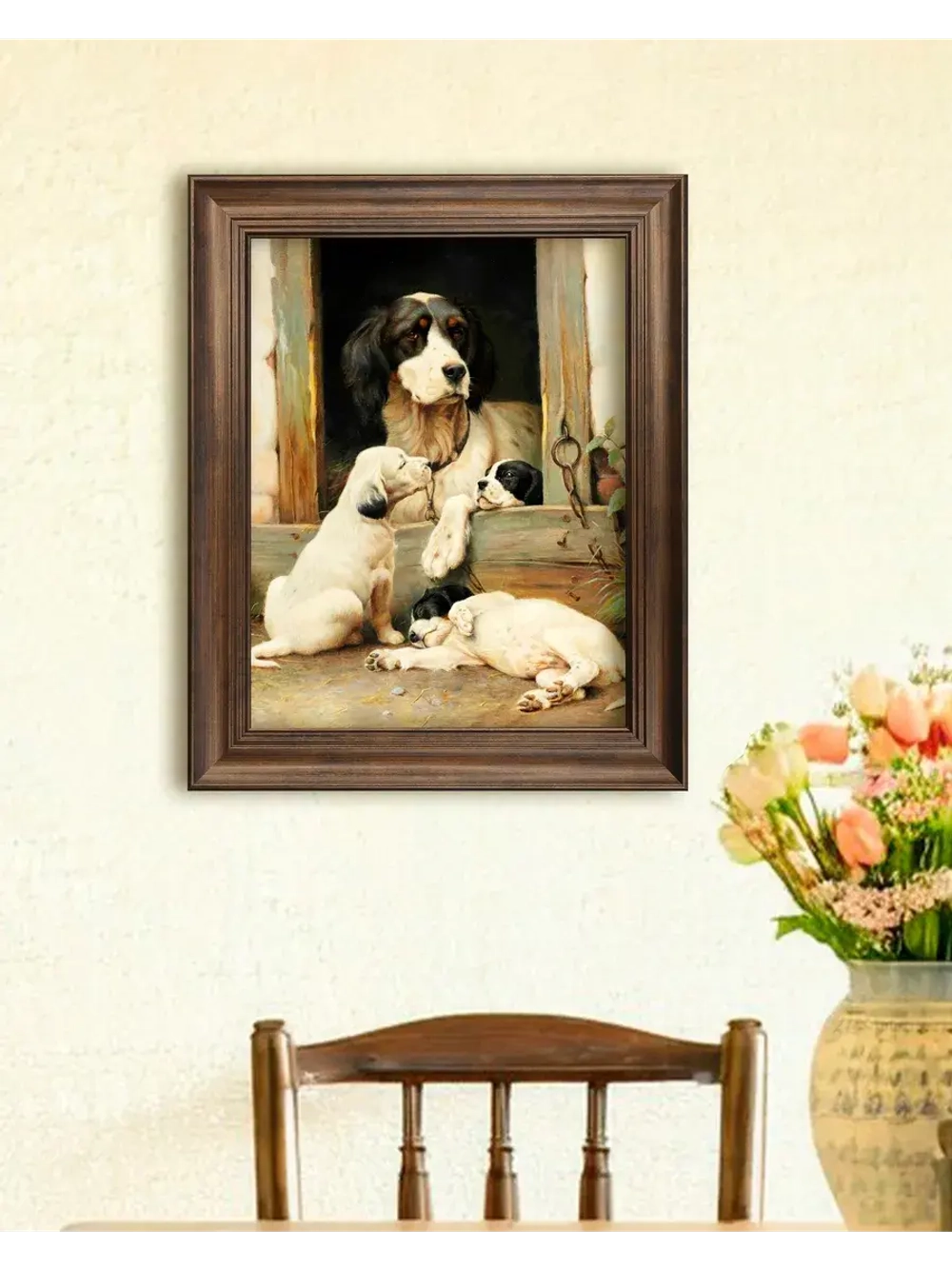 Картина интерьерная на холсте в раме 25*31 см