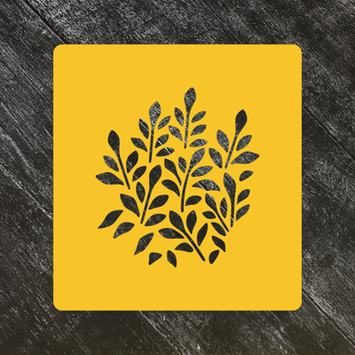 Трафарет-фон №30 листочки