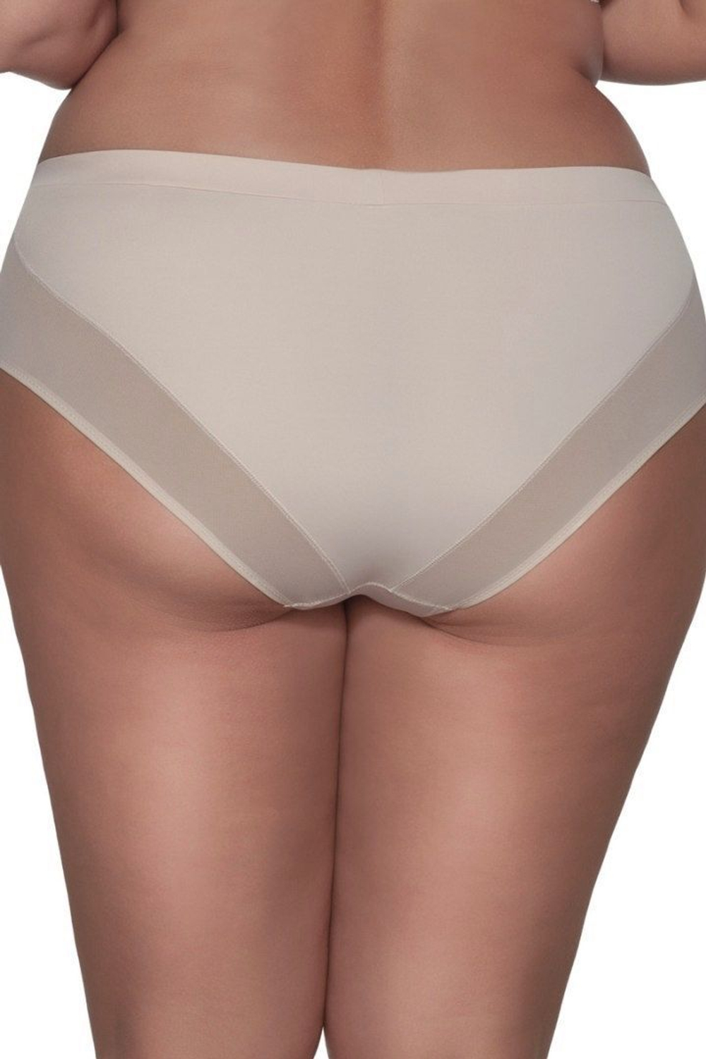 Трусики-слипы Masumi с красивой вышивкой (Размер: M) (Цвет: телесный)