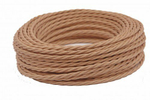 Ретро провод витой Какао Interior Wire Twist Магус ТМ ПВР-ККО / 3х2,5