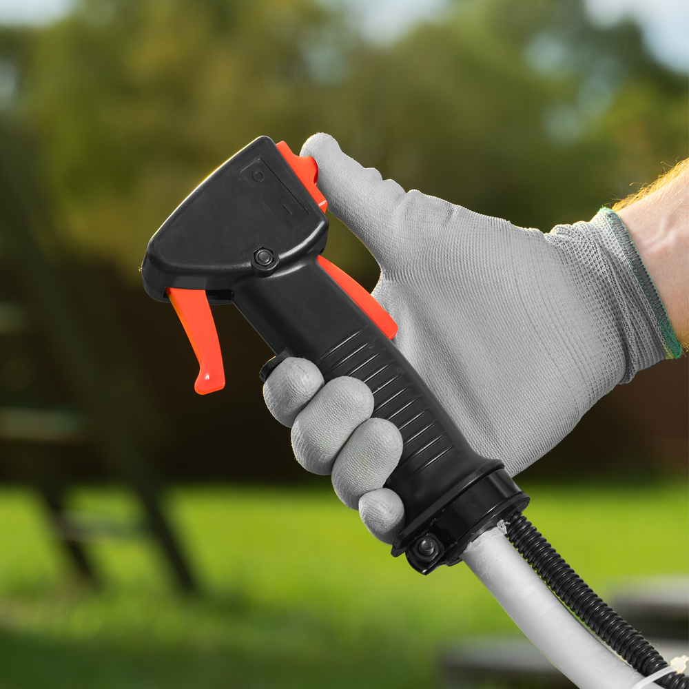 Триммер бензиновый MT-43, 43 см³, неразъемная штанга, состоит из 2 частей MTX