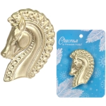 Брошь «Best Podarok - Hercules», цвет золото, 4*2,5см