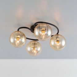 Citilux Эрни CL122145 Люстра потолочная Чёрная