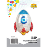 Фольгированный шар-фигура «Ракета», 74 см