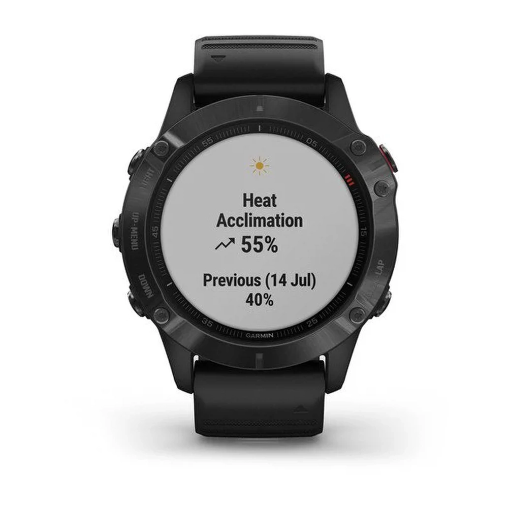 Смарт-часы Garmin Fenix 6 Pro, черный, 010-02158-02
