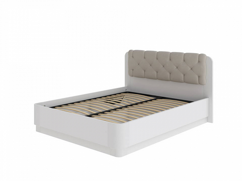 160-200 Кровать Wood Home Lite 1 с подъемным механизмом ЛДСП Бунратти/Антик (сосна)/Casa Бежевый