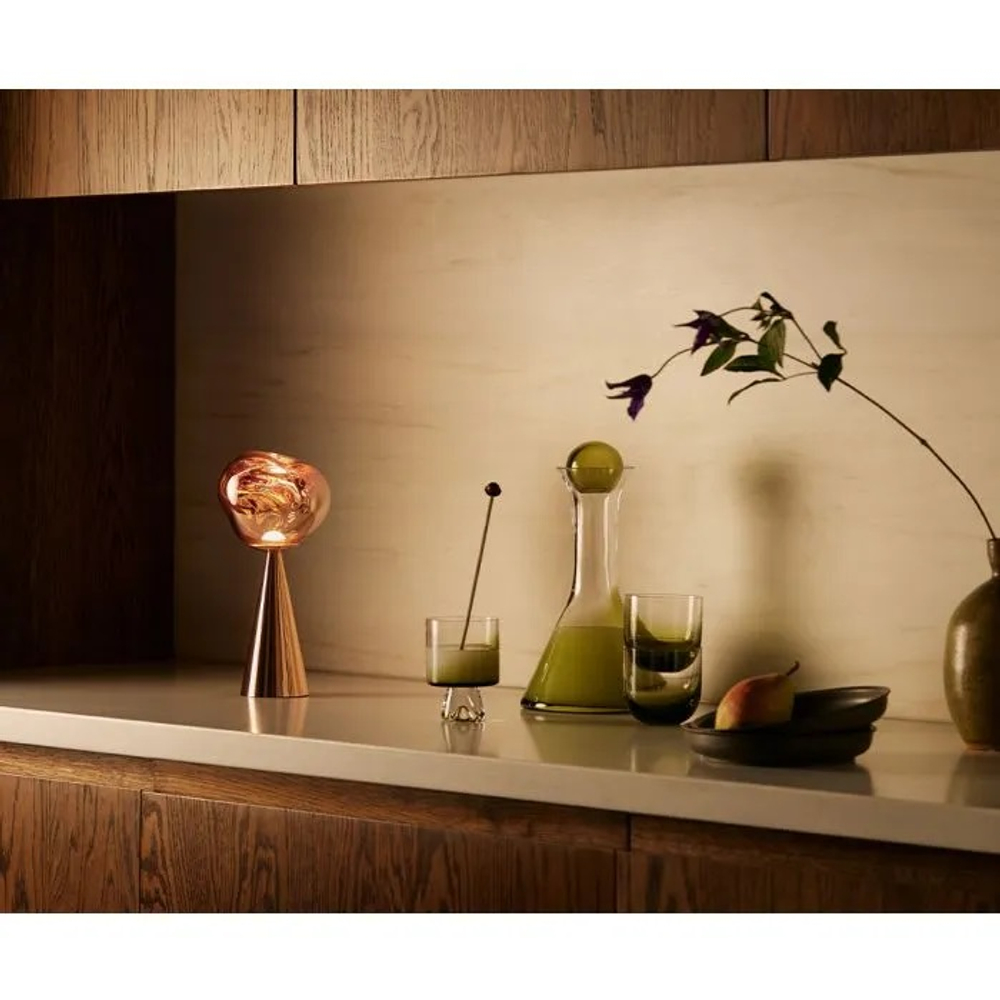 Настольная лампа Melt copper