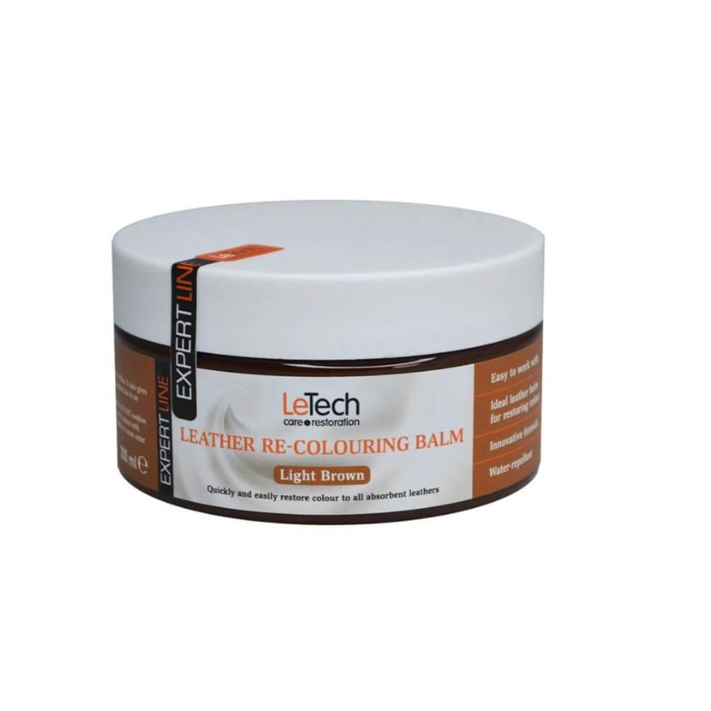 LeTech Expert Line Бальзам для восстановления цвета кожи (Leather Re-Colouring Balm) Light Brown 200