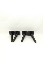 Ножки мебельные черные Штык Косой 150мм/4шт