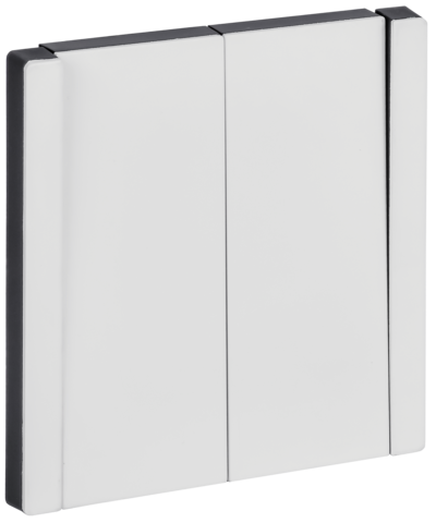 FORTE&PIANO Выключатель 2-клавишный перекрестный 10А FP209M металл белый IEK