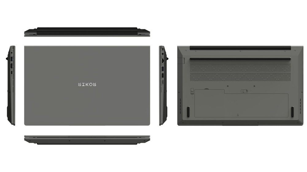 Ноутбук  Rikor ARZ 103.2 15.6 ", Ryzen 5, 8 Гб RAM, 512 Гб SSD, Radeon Graphics, Черный