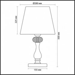 Настольная лампа Odeon Light 3393/1T