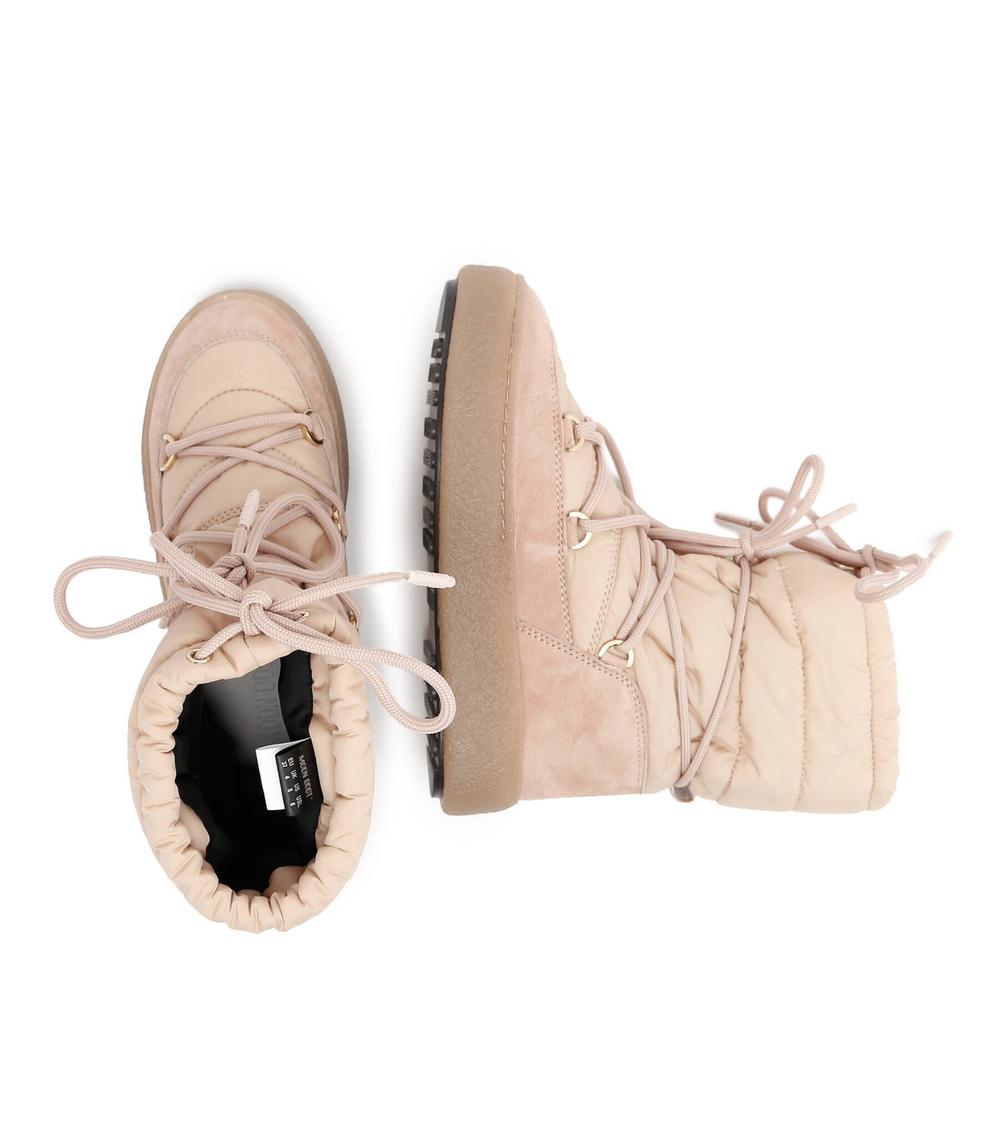 угги moon boot ltrack suede nylon Moon Boot - пудро-розовый(24500200)