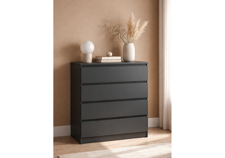 Комод Woodville Мадера К4М ЛДСП графит