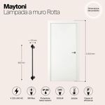 Настенный светильник (бра) Maytoni MOD413WL-L8B3K