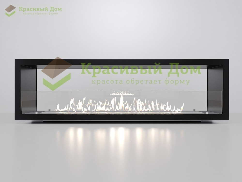 Сквозной биокамин 1400