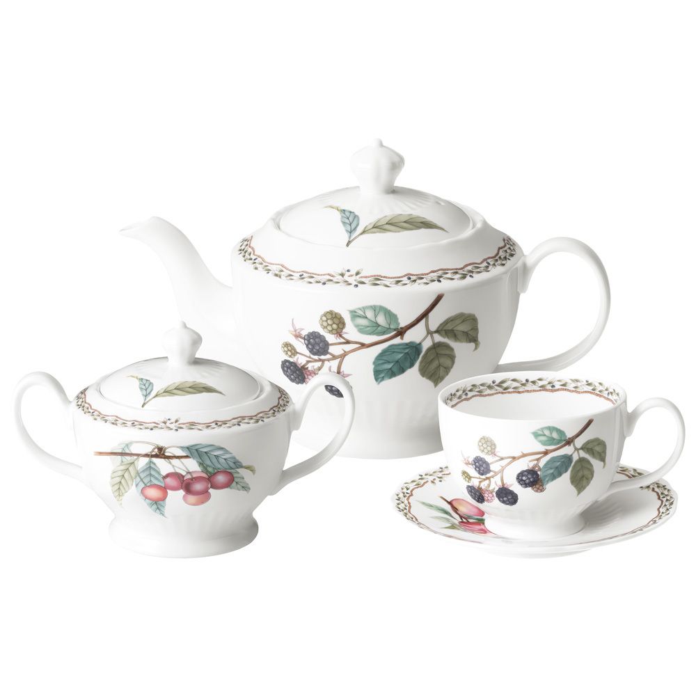 ЧАЙНЫЙ СЕРВИЗ LEFARD "FRUIT GARDEN" НА 6 ПЕР. 14 ПР. (КОР=2НАБ.)