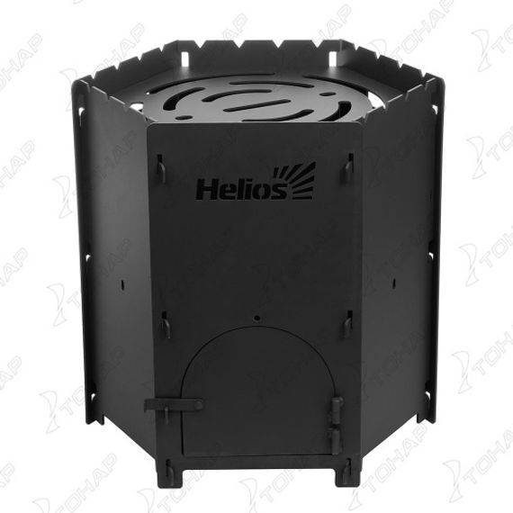 Печь под казан сборная ПКM-02С, дверца, столики, ст.3 мм, терм.покрытие, сумка (T-HS-PKM-02S) Helios