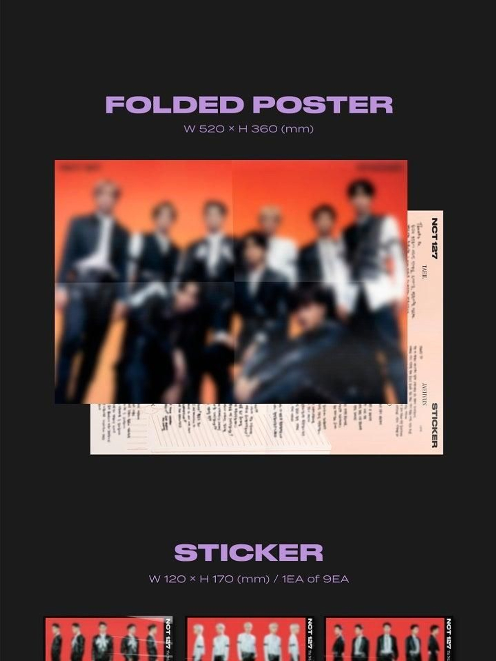 Альбом NCT 127 - STICKER 3rd Album STICKER Version