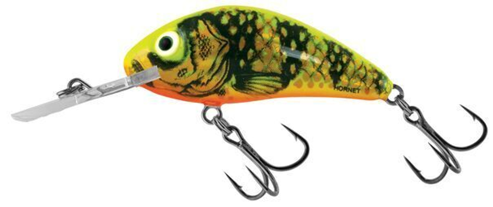 Воблер плавающий Salmo HORHET Rattlin F / 6.5 см, цвет GFP