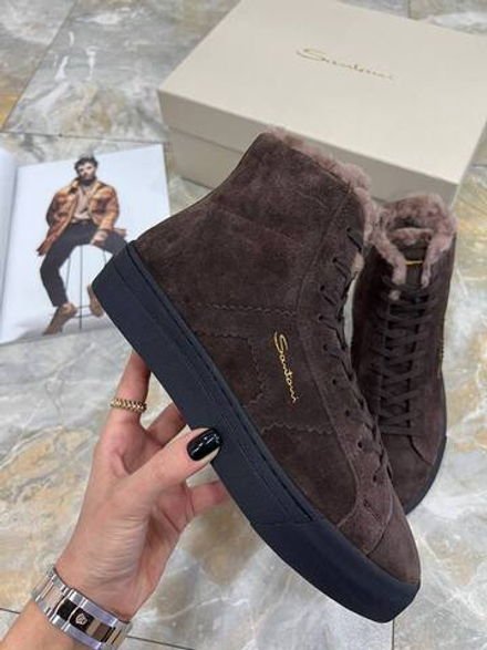 Высокие кеды Santoni